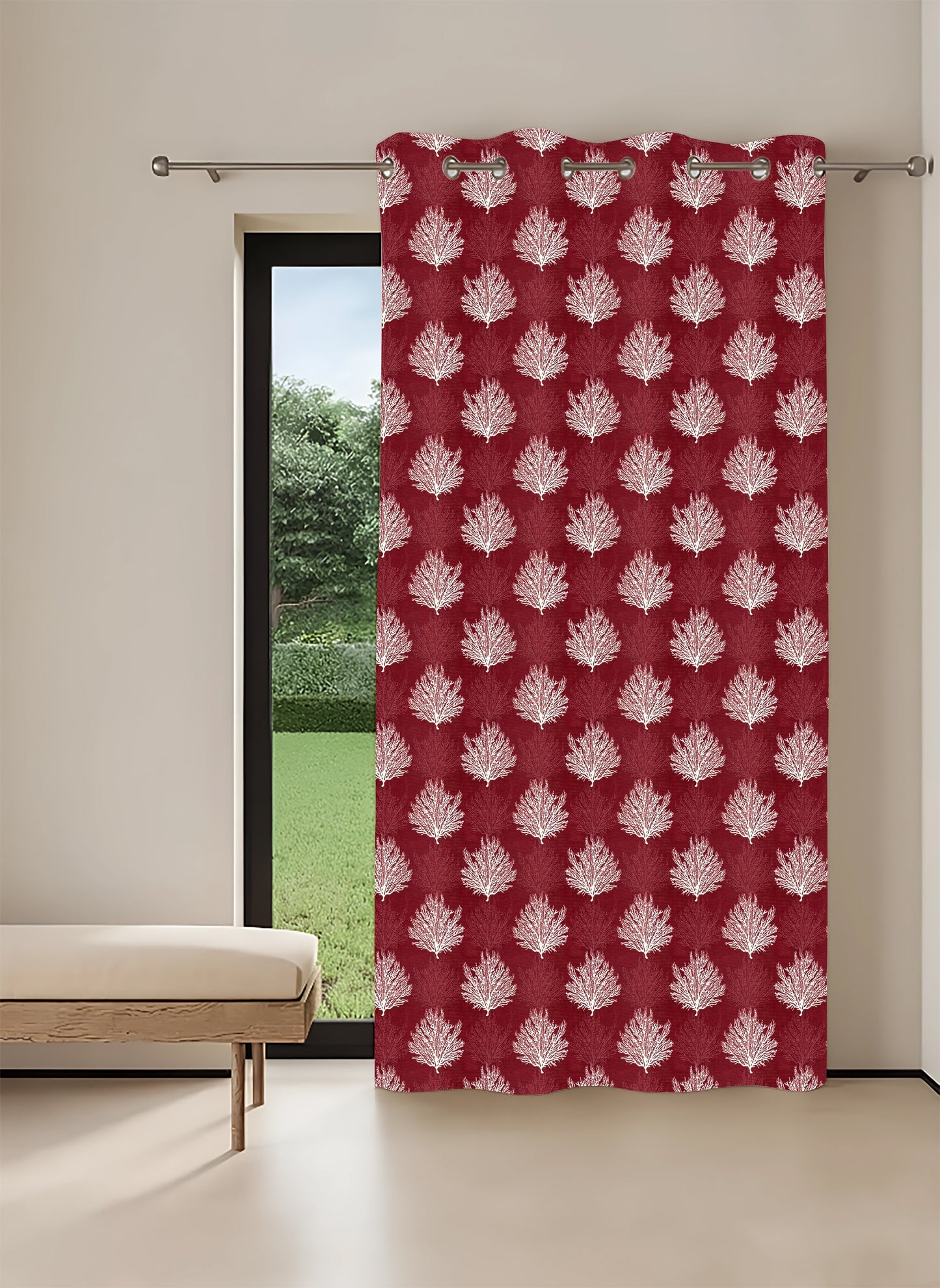Platinum Print 5Ft Window Curtain (Pack of 1, 150cm X 115 cm)