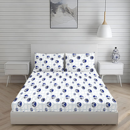 New York Collection 180 TC Fitted Bedsheet- Grey