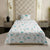 London Collection Cotton Flat Bedsheet- Blue