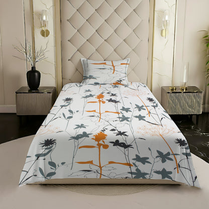London Collection Cotton Flat Bedsheet- Multi Color