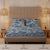 London Collection Cotton Flat Bedsheet- Blue