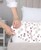London Collection Cotton Fitted Bedsheet- Rosewood