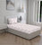 London Collection Cotton Fitted Bedsheet- Rosewood