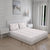 London Collection Cotton Fitted Bedsheet- Rosewood