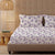 New York Collection Cotton Flat Bedsheet- Purple