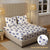 New York Collection Cotton Fitted Bedsheet- Grey