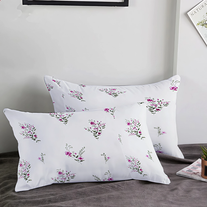 London Collection Cotton Flat Bedsheet- Pink