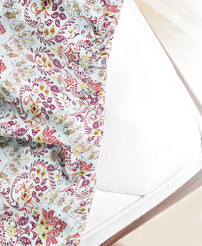 New York Collection 180 TC  Fitted Bedsheet- Pink