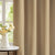 Paris Collection Blackout Curtain Window/Door/Long Door - Gold (Pack of 1)