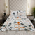 London Collection Cotton Flat Bedsheet- Multi Color