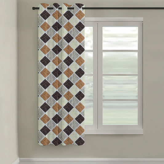 Smart Print 5Ft Window Curtain (Pack of 1, 150cm X 115 cm)