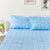 Queen Size Flat Bedsheet 425 (140 TC) with 2 Pillow Covers, (244 cm X 222 cm)