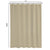 Monaco Collection Waterproof Bathroom Curtain – Cream color Shower Curtain.