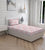 New York Collection 180 TC  Fitted Bedsheet- Pink