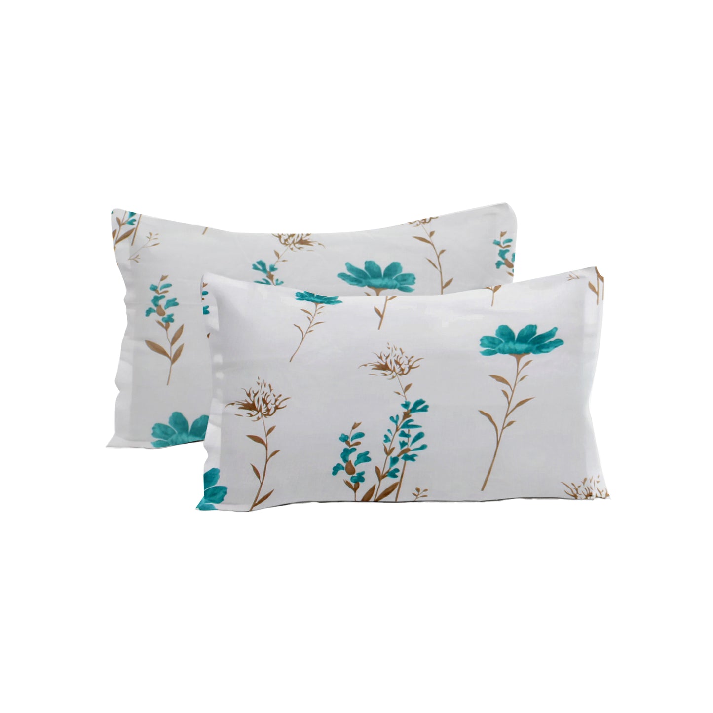 London Collection Cotton Flat Bedsheet- Blue