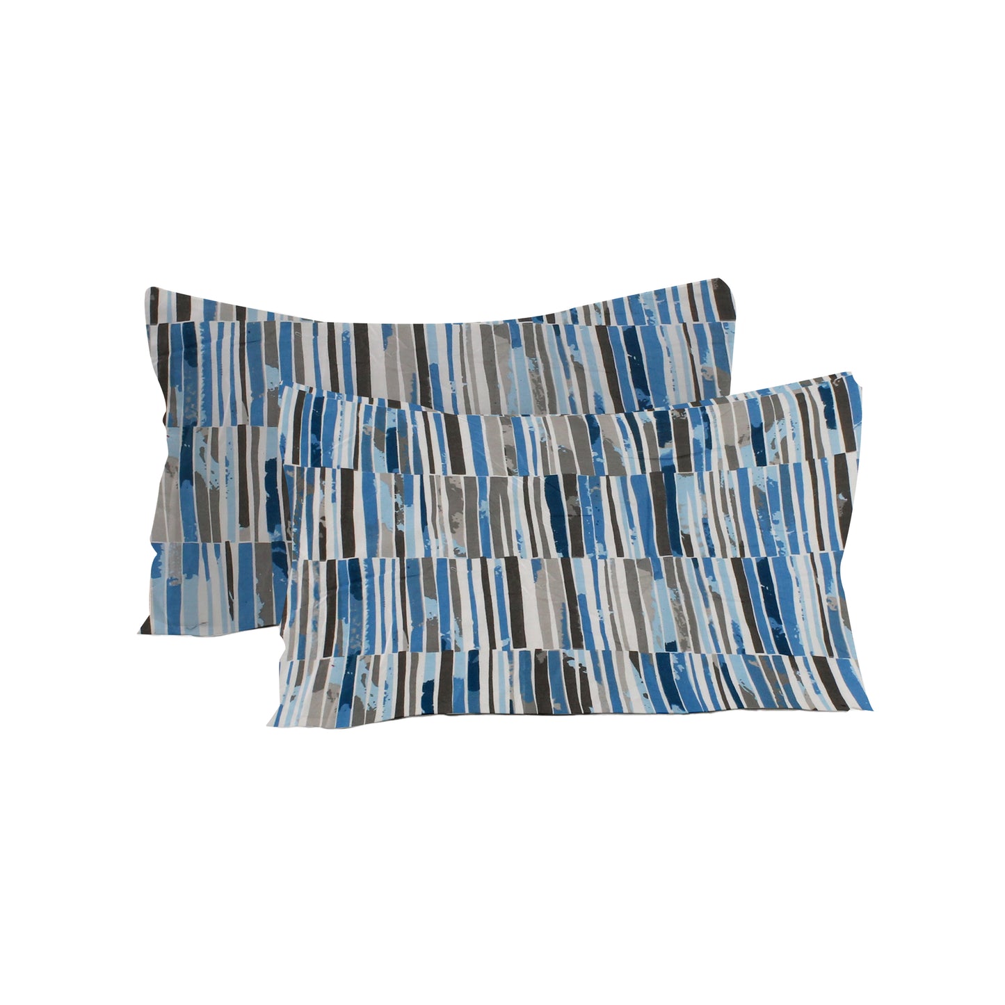 London Collection Cotton Flat Bedsheet- Blue