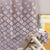 Berlin Collection Pannel Curtain Geometric Print For Window/Door/Long Door - Onion (Pack Of 1)