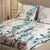 London Collection Cotton Flat Bedsheet- Aqua