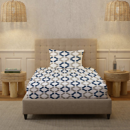 London Collection Cotton Flat Bedsheet - Grey
