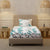 London Collection Cotton Flat Bedsheet- Aqua