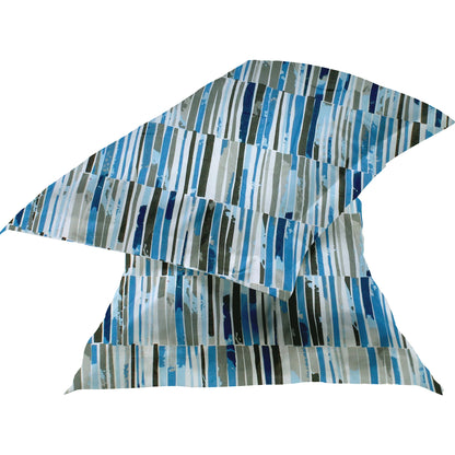 London Collection Cotton Flat Bedsheet- Blue