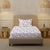 New York Collection Cotton Flat Bedsheet- Purple