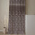 Berlin Collection Pannel Curtain Floral Print For Window/Door/Long Door - Coffee (Pack Of 1)