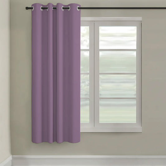 Paris Collection Blackout Curtain Window/Door/Long Door - Light Pink (Pack of 1)