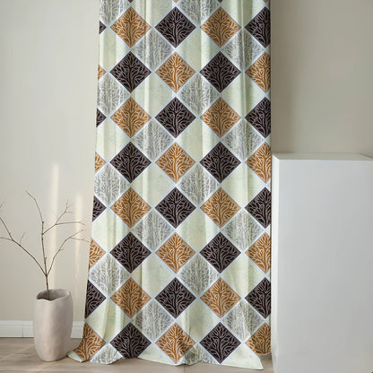 Smart Print 5Ft Window Curtain (Pack of 1, 150cm X 115 cm)