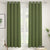 Paris Collection Blackout Curtain Window/Door/Long Door - Green (Pack of 1)