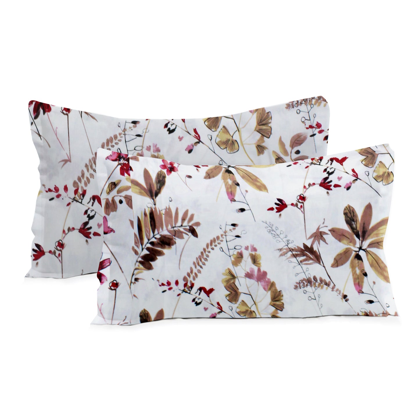 New York Collection Cotton Flat Bedsheet- Maroon