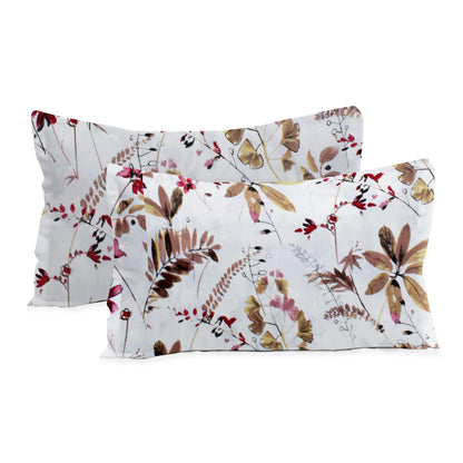 New York Collection Cotton Flat Bedsheet- Maroon