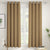 Paris Collection Blackout Curtain Window/Door/Long Door - Gold (Pack of 1)