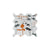 London Collection Cotton Flat Bedsheet- Multi Color