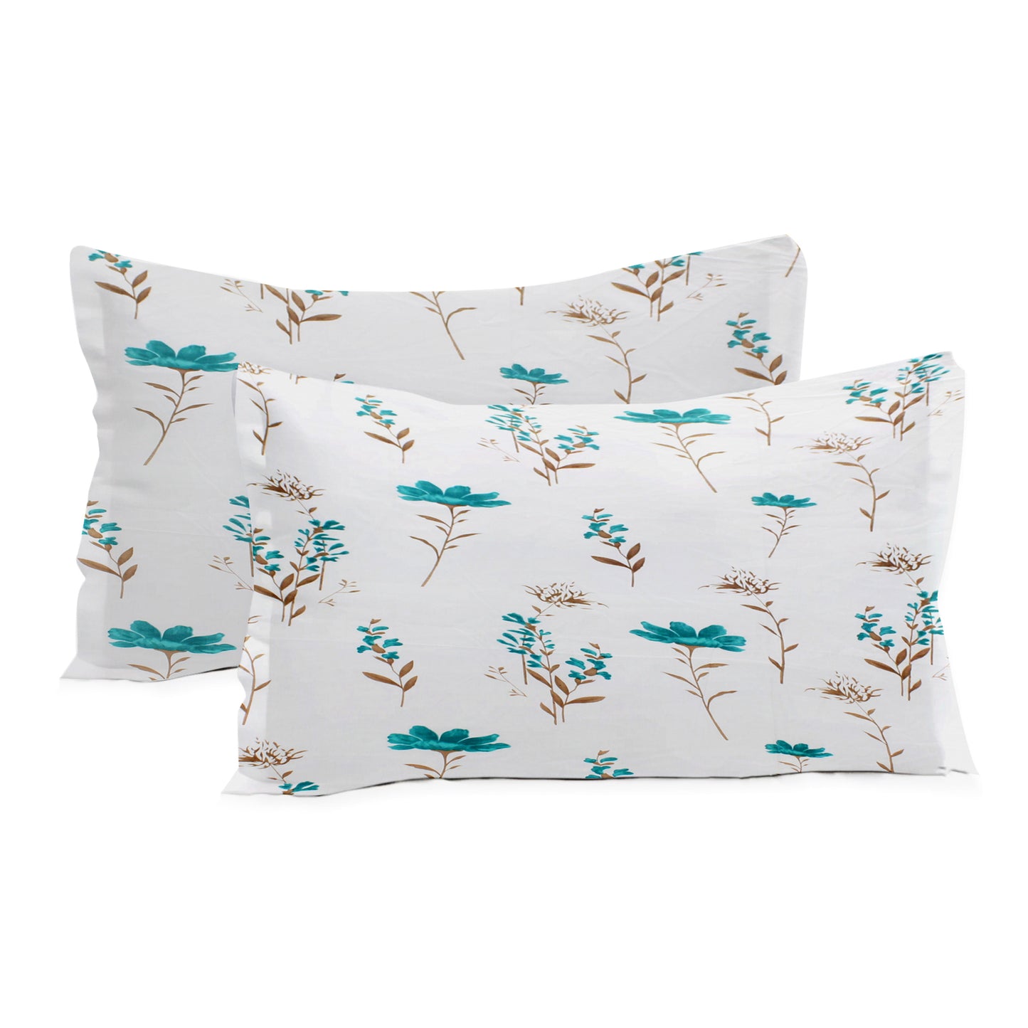 London Collection Cotton Flat Bedsheet- Blue