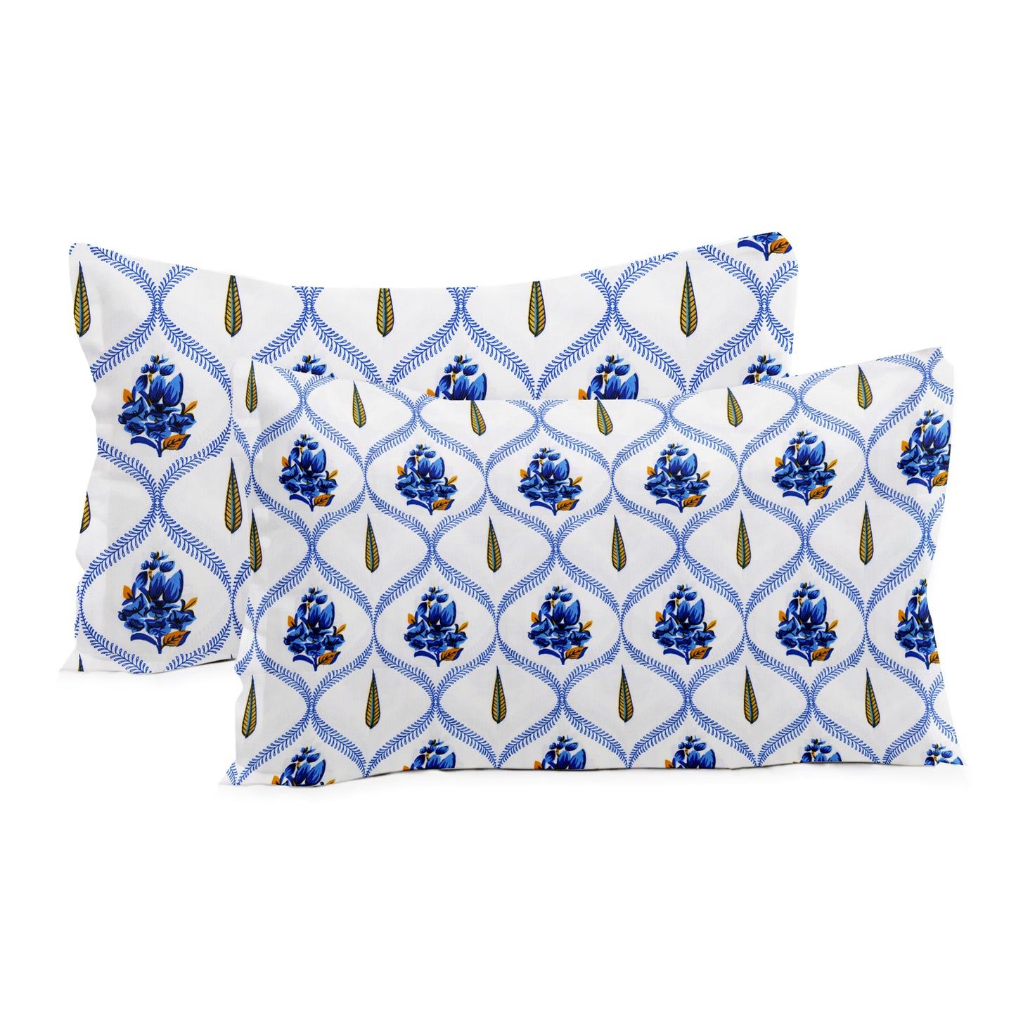 London Collection Cotton Flat Bedsheet- Dark Blue