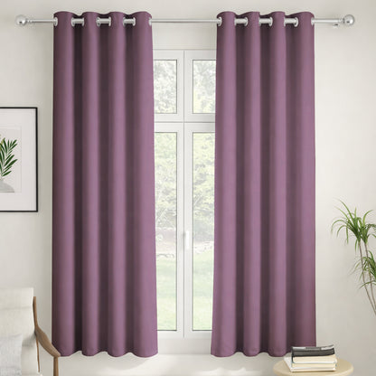 Paris Collection Blackout Curtain Window/Door/Long Door - Light Pink (Pack of 1)