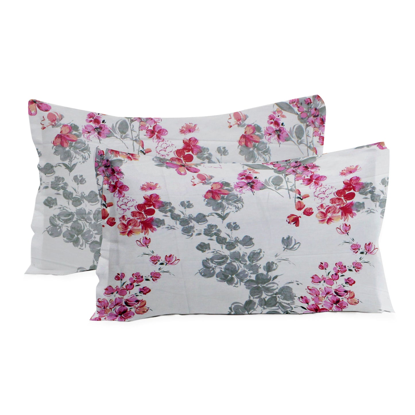 New York Collection Cotton Flat Bedsheet- Light Pink