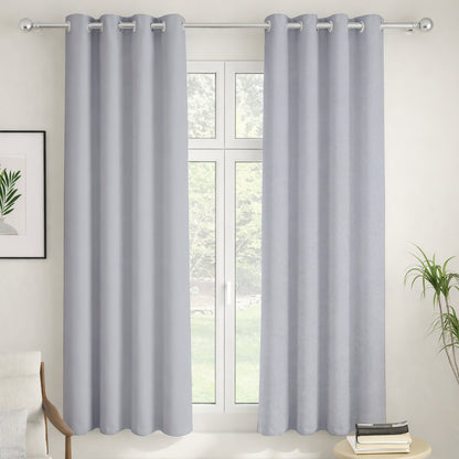 Paris Collection Blackout Curtain Window/Door/Long Door - Light Aqua (Pack of 1)