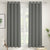 Paris Collection Blackout Curtain Window/Door/Long Door - Grey (Pack of 1)