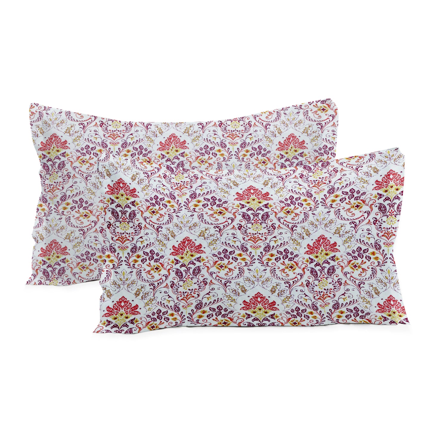 New York Collection Cotton Flat Bedsheet- Pink