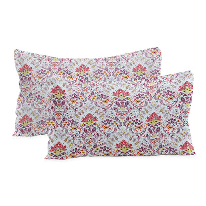 New York Collection Cotton Flat Bedsheet- Pink
