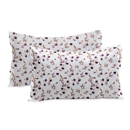 London Collection Cotton Flat Bedsheet- Rosewood