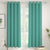 Paris Collection Blackout Curtain Window/Door/Long Door - Aqua (Pack of 1)