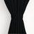 Paris Collection Blackout Curtain Window/Door/Long Door - Black (Pack of 1)