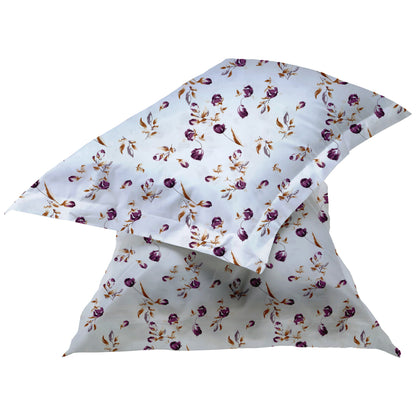 London Collection Cotton Flat Bedsheet- Rosewood