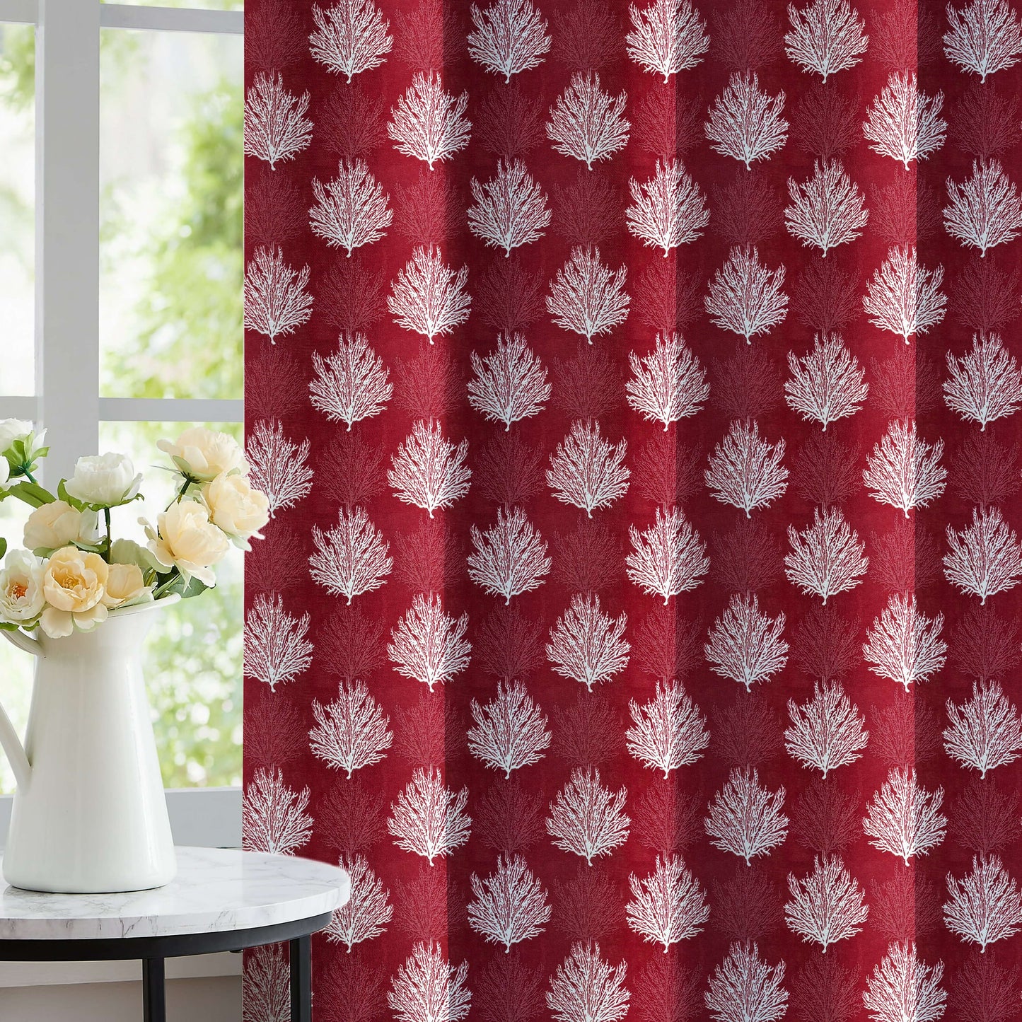 Platinum Print 5Ft Window Curtain (Pack of 1, 150cm X 115 cm)