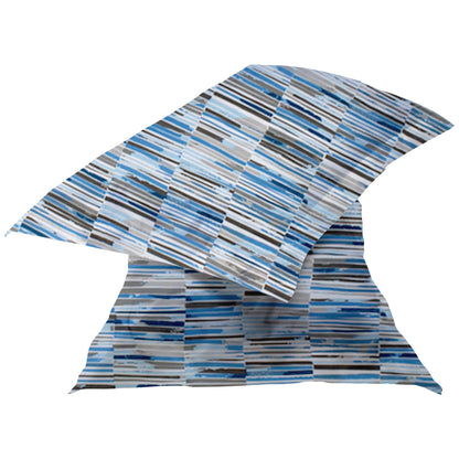 London Collection Cotton Flat Bedsheet- Blue