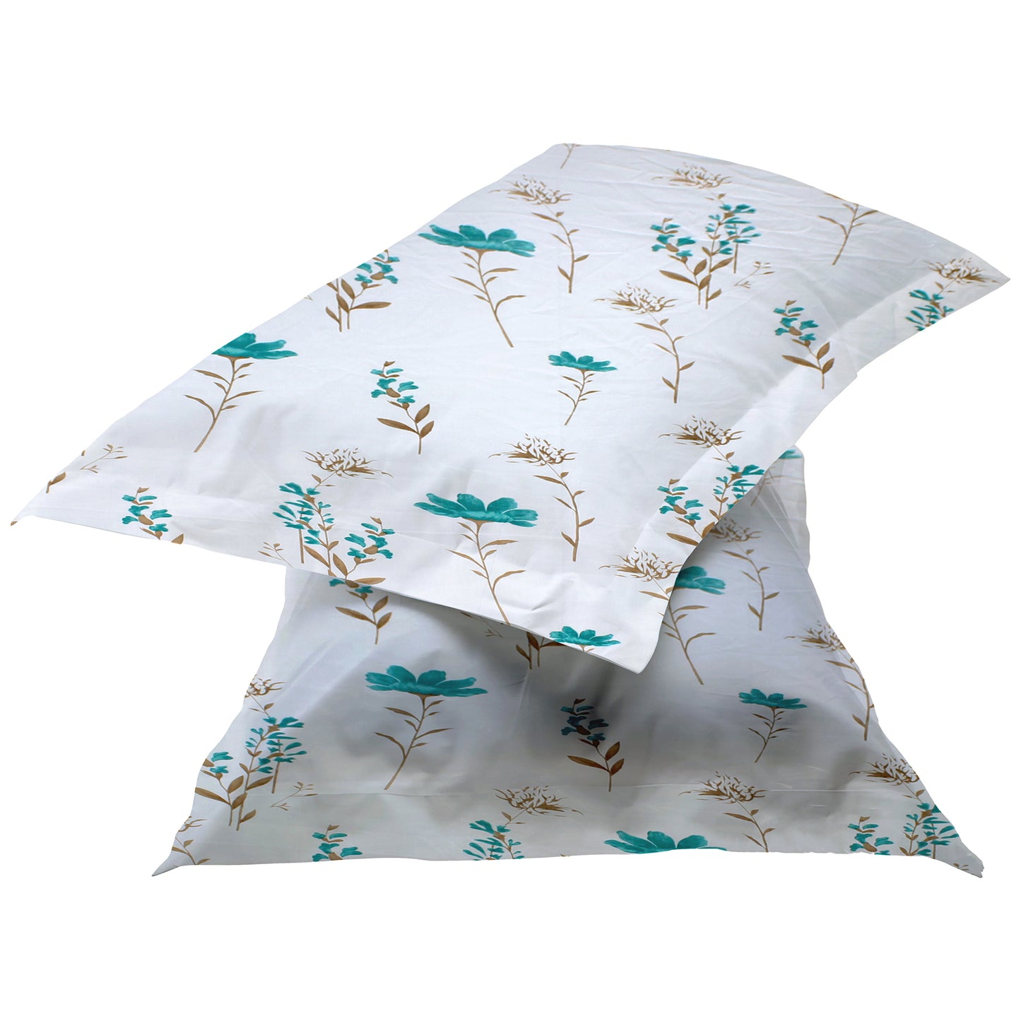 London Collection Cotton Flat Bedsheet- Blue