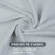 Monaco Collection Waterproof Bathroom Curtain – Grey color Shower Curtain.
